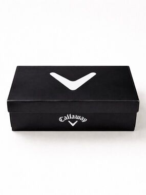 EMPTY NWOT CALLAWAY Golf Shoe Box Black Storage Display Sneaker Box - NO SHOES
